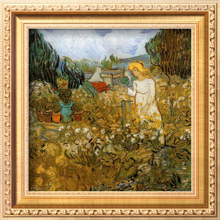 Marguerite Gachet Dans Son Jardin - Van Gogh Painting On Canvas